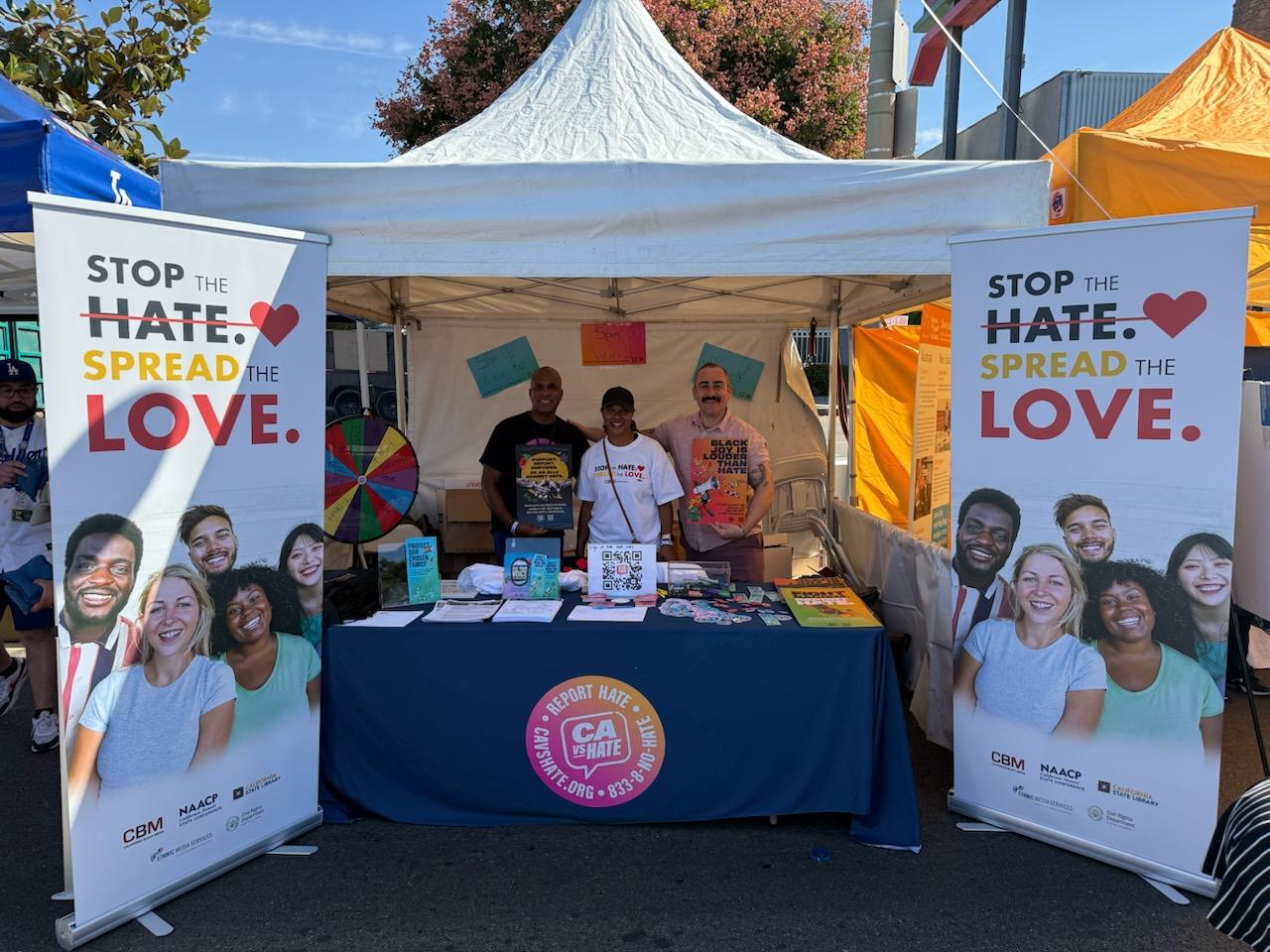 Stop-the-Hate Message Shared With Tens of Thousands at Calif’s Largest Black